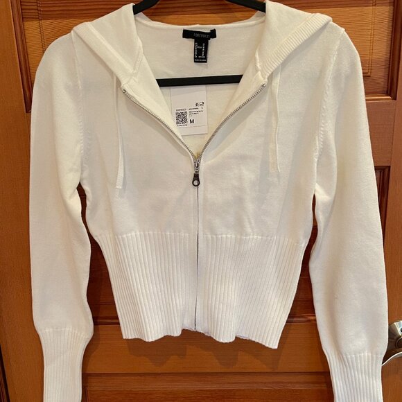 PRICED TO SELL - See Description for details — RARE Cropped Hooded Sweater - Picture 3 of 11